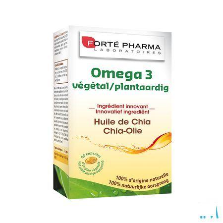 Omega 3 Plantaardig V-Capsule 60  -  Forte Pharma