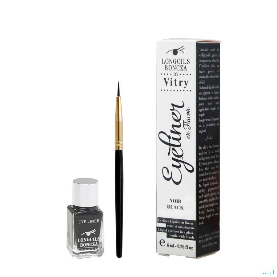 Longcils Boncza Eye-liner Flesje En Penseel Zwart  -  Vitry