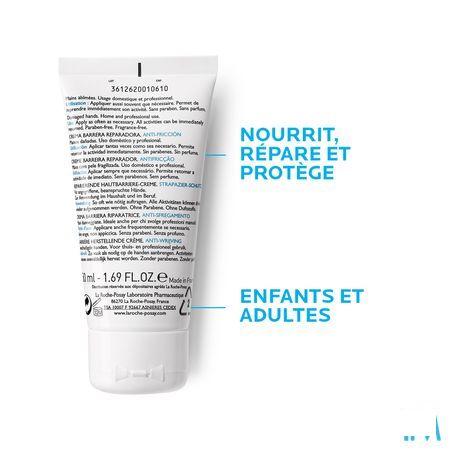 Cicaplast Creme Mains Barriere 50 ml  -  La Roche-Posay