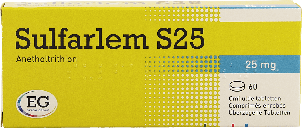Sulfarlem S 25 Dragee. 60  -  EG