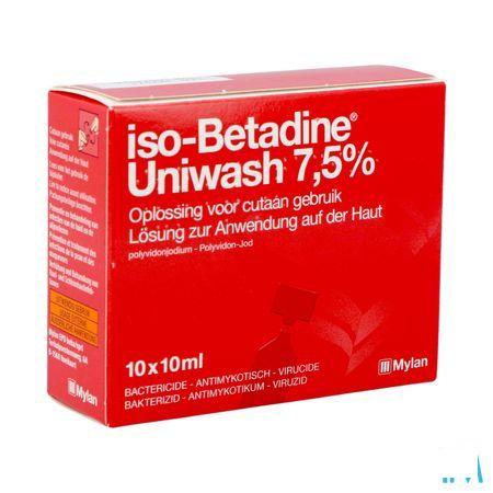 Iso Betadine Uniwash 7,5% 10 x 10 ml