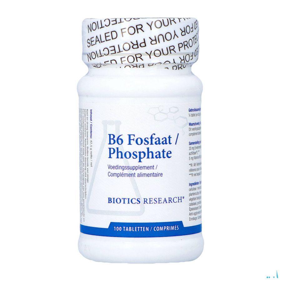 Biotics B6 Fosfaat 100 tabletten  -  Energetica Natura