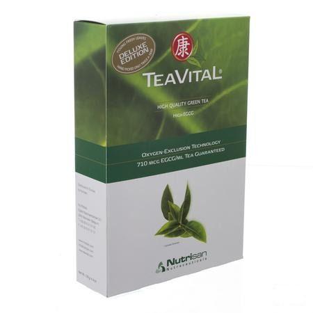 Tea Vital De Luxe The Vert Feuille Boite 125 gr  -  Nutrisan