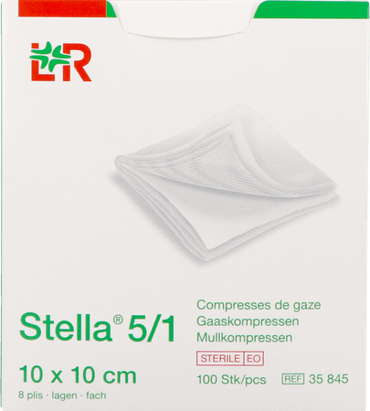Stella Kompres Steriel 5/1 8p 10x 10 100 35845  -  Lohmann & Rauscher