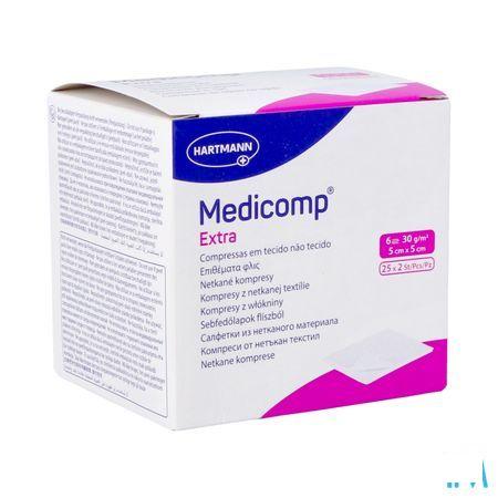 Medicomp Kompres Steriel Extra 6L 5X5Cm 30G 25X2  -  Hartmann