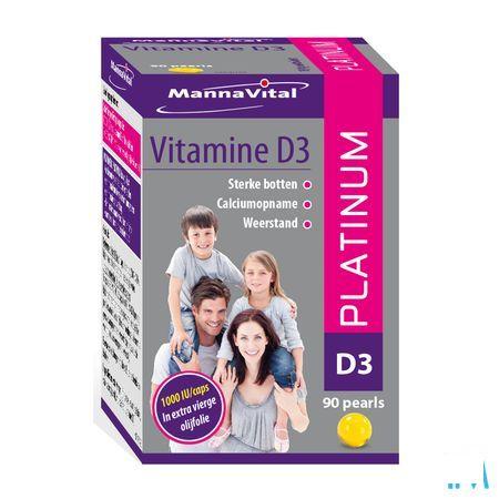 Mannavital Vitamine D3 Platinum Capsule 90