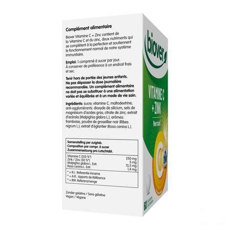Biover Vitamine C + Zink Comp 60