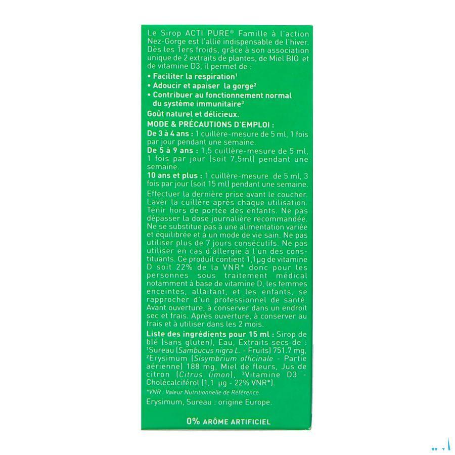 Puressentiel Respiratoire Sirop Actipure Fam.125 ml