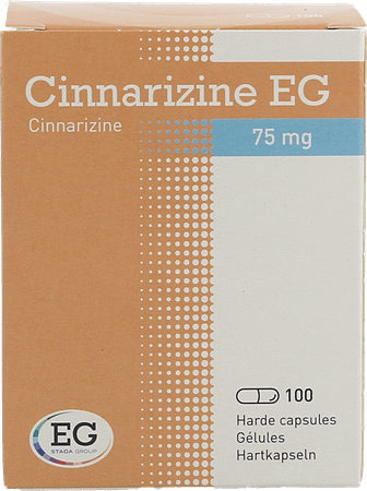 Cinnarizine EG Capsule 100 X 75 mg  -  EG