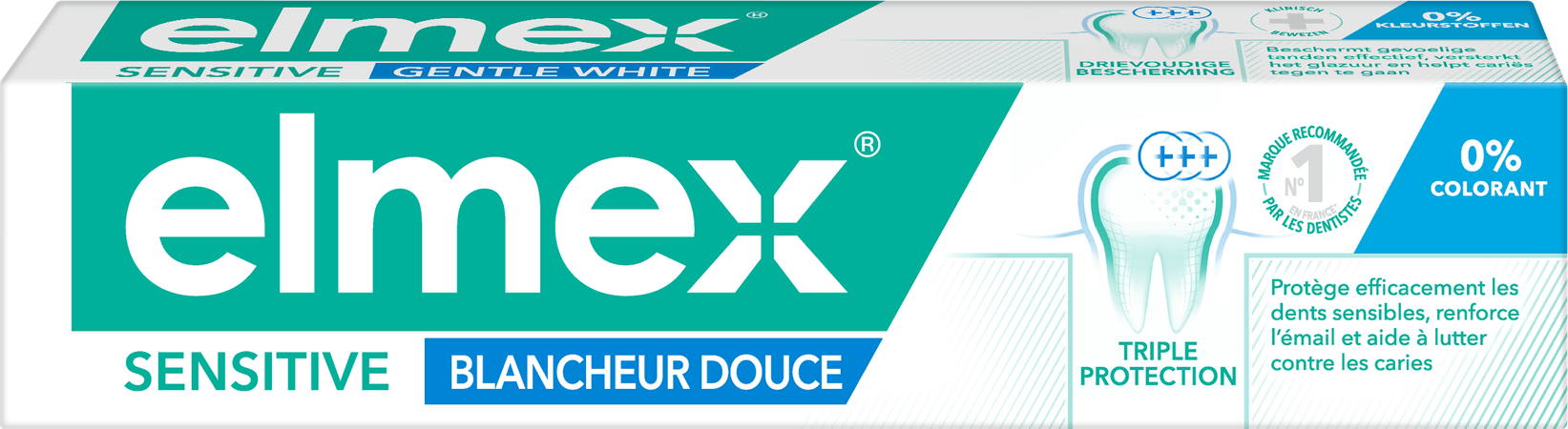 Elmex Sensitive Blancheur Dentifrice Tube 75 ml