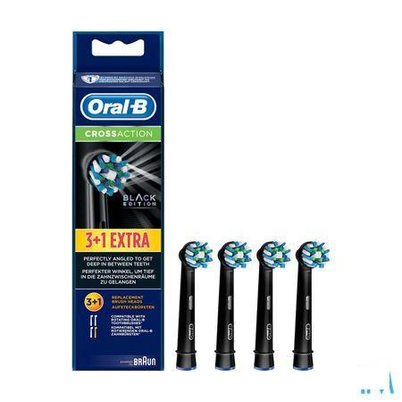 Oral-B Refill Crossaction Black 3+1