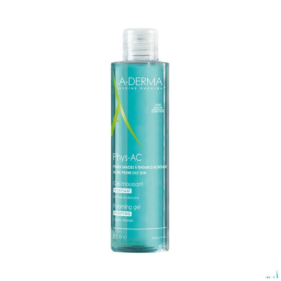 Aderma Phys-ac Schuimgel Schuimend 200 ml  -  Aderma