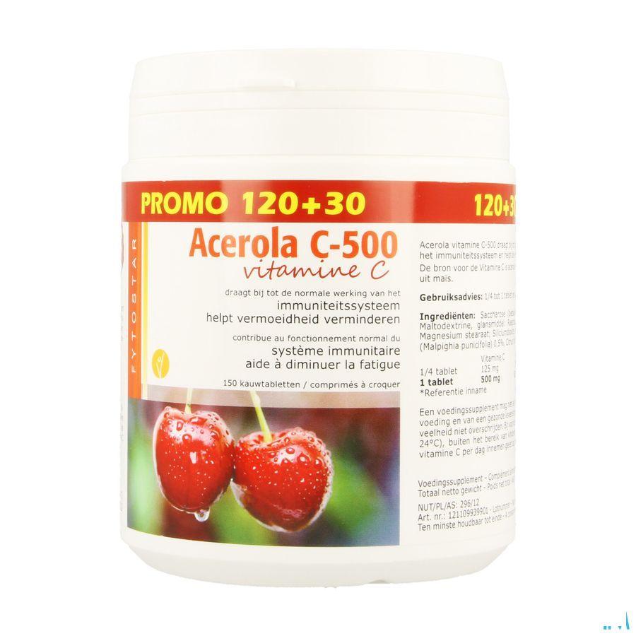 Acerola 500 Tabletten 120 + 30  -  Ocebio
