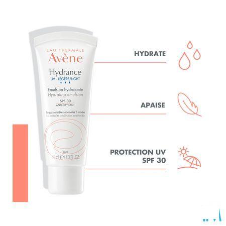Avene Hydrance Uv Licht Hydraterende Emulsie 40 ml  -  Avene