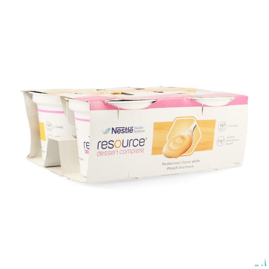 Resource Dessert Complete Perzik 4x125 gr 12326218  -  Nestle