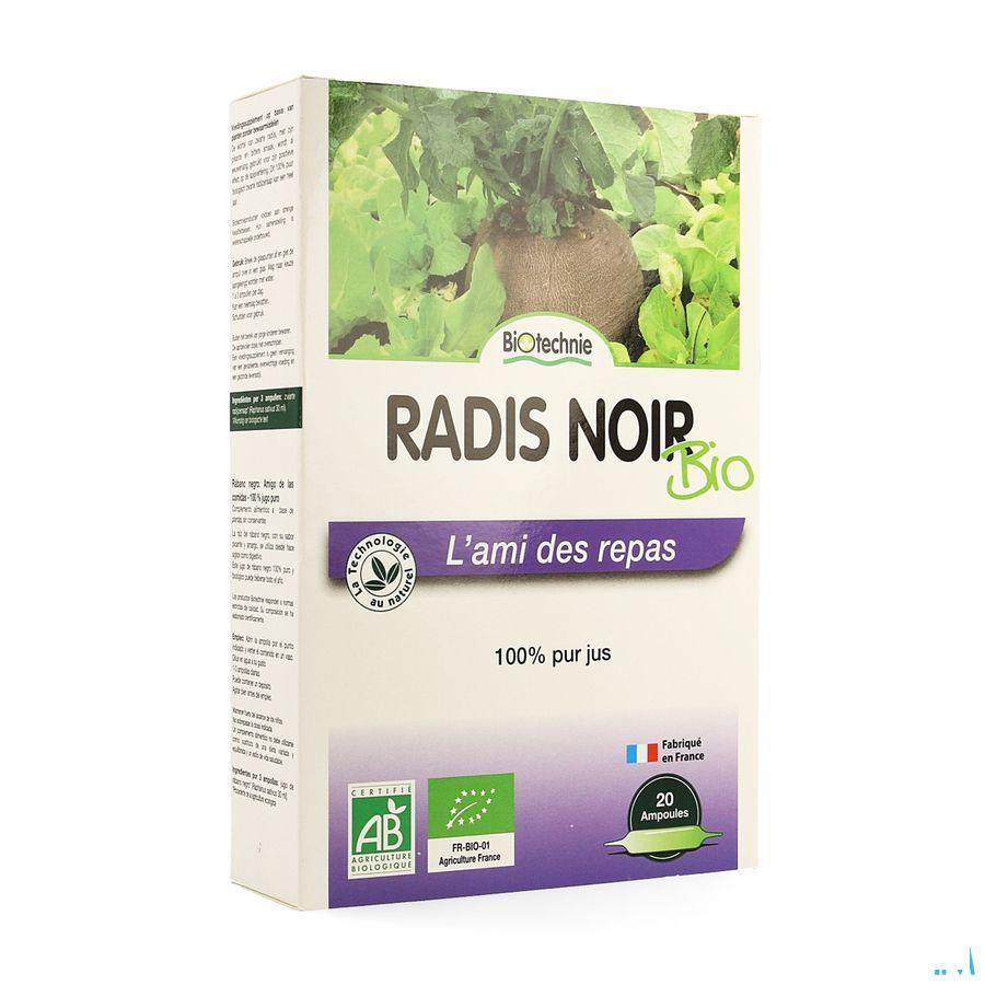 Zwarte Radijs Bio Ampullen 20x10 ml Biotechnie