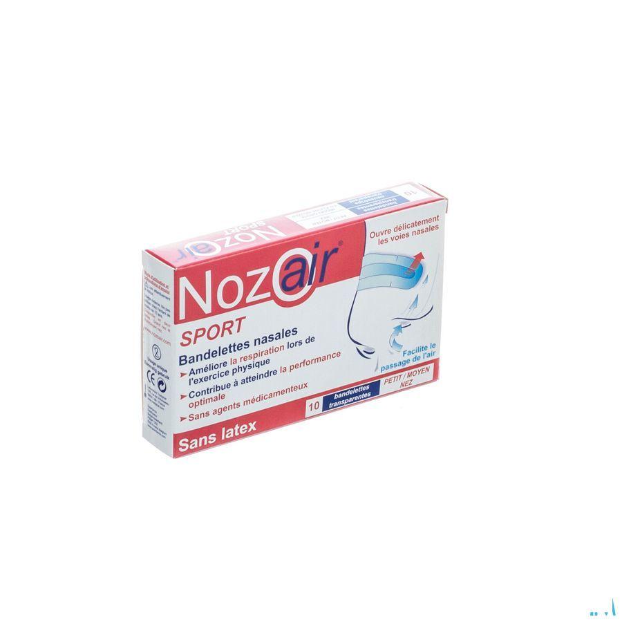 Nozoair Sport Bandelette Nasale Petit-Moyen Nez 10