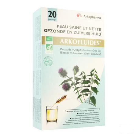Arkofluide Zuivere Gezonde Huid Ampullen 20  -  Arkopharma
