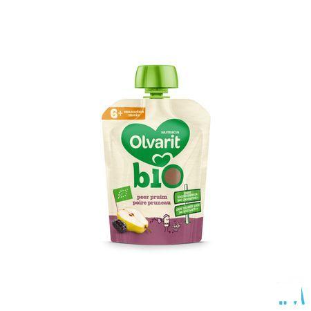 Olvarit Bio Poire Pruneau 6M 90G  -  Nutricia