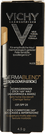 Vichy Fdt Dermablend Sos Cover Stick 25 14h 4,5 gr  -  Vichy