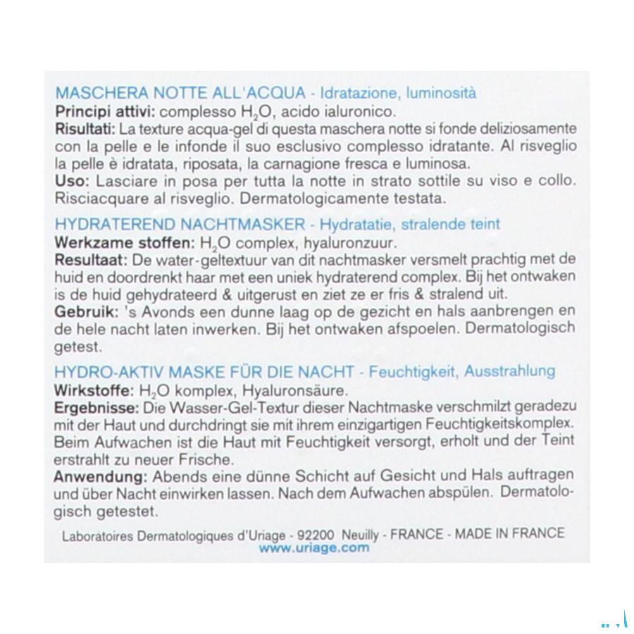 Uriage Eau Thermale Masker Water Nacht 50 ml