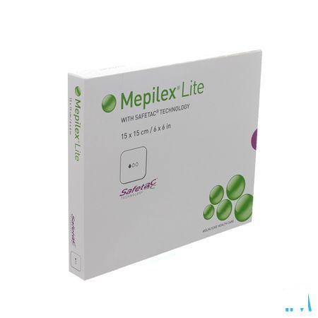 Mepilex Lite Dun Verband Sil Ster 15x15,00cm 5 284300  -  Molnlycke Healthcare