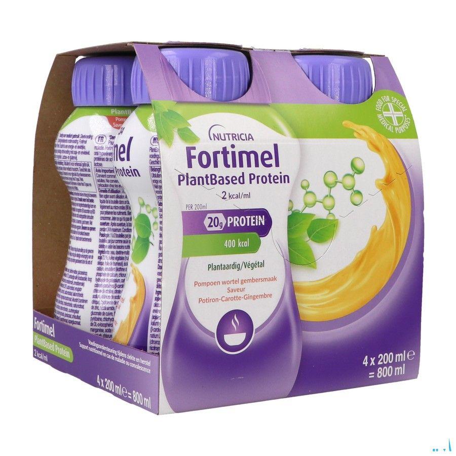 Fortimel Plantbased Pr.2Kcal Pom./Wor./Gem.4X200 ml  -  Nutricia