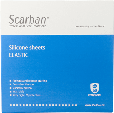 Scarban Elastic Silicone Sheet 5X7,5cm 2