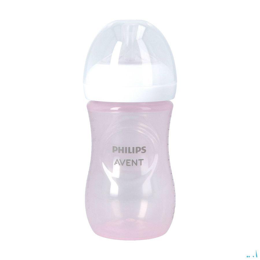 Philips Avent Natural 3.0 Zuigfles Roze 260 ml