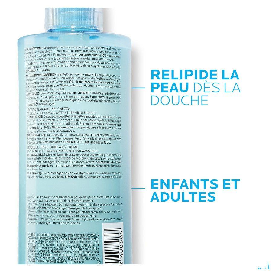 Lipikar Overvet Vloeibaar 750 ml  -  La Roche-Posay