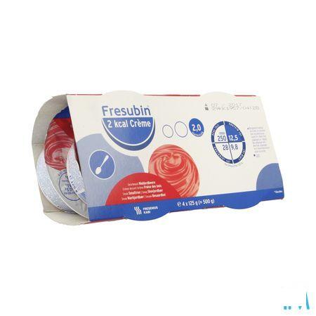 Fresubin 2kcal Creme Fraise Pot 4x125 gr  -  Fresenius