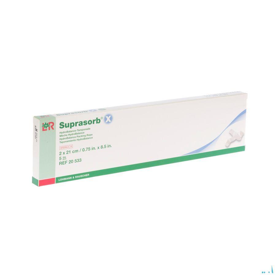 Suprasorb X Wiek Cellulose Ster 21x 2cm 5 20533  -  Lohmann & Rauscher
