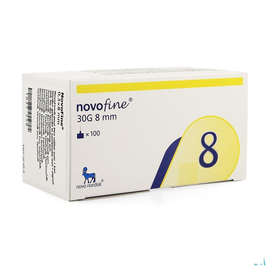 Novofine Ster Naald 8mm/30 gr 100 St