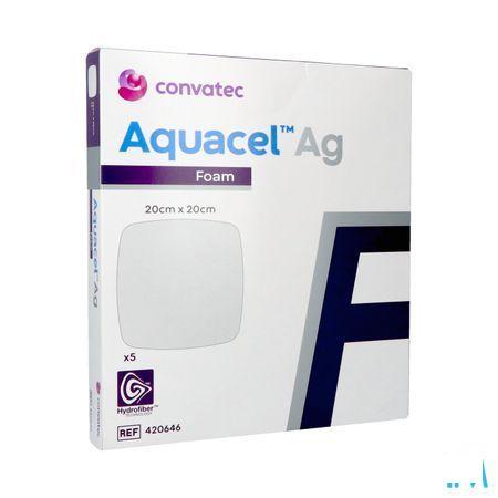 Aquacel Ag Foam Non Adhesif 20X20Cm 5