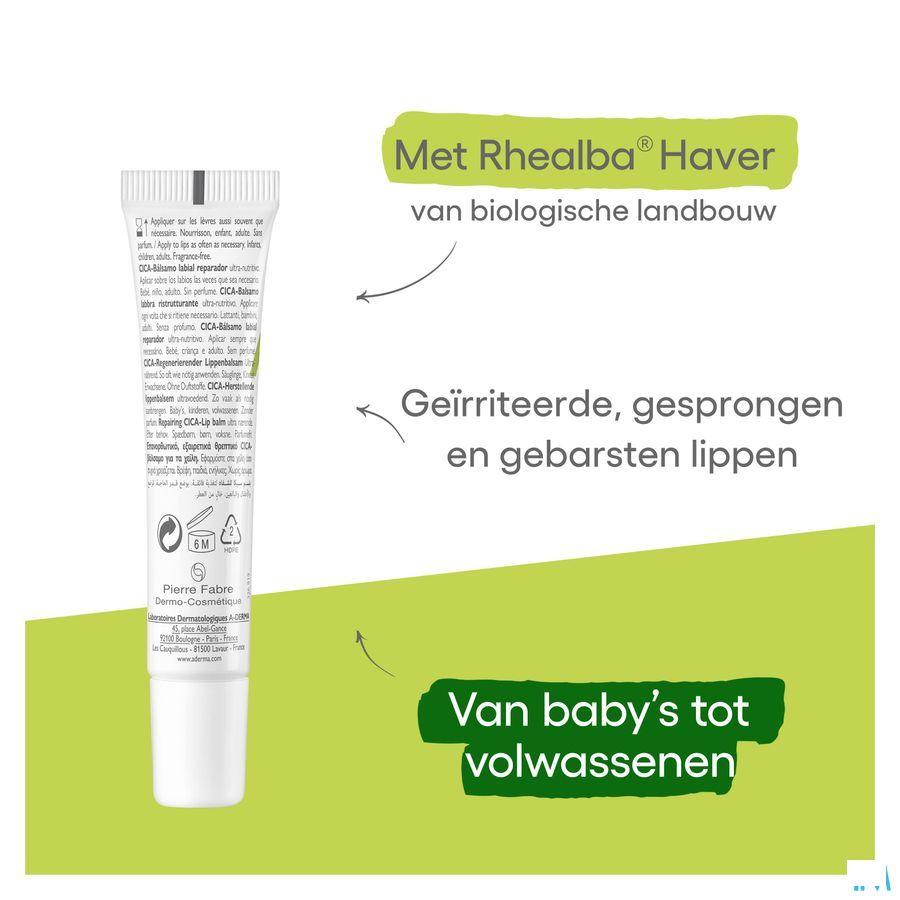 Aderma Dermalibour + Cicabalsem Lippen 15 ml  -  Aderma