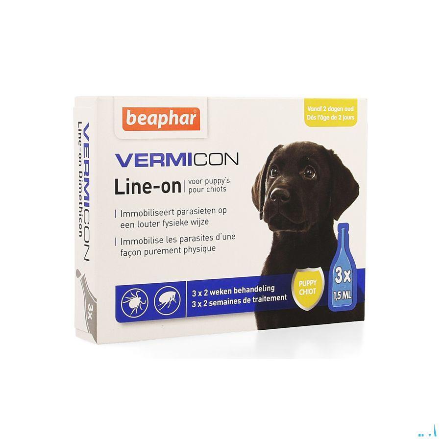 Beaphar Vermicon Line-On Puppy 3X1,5ml
