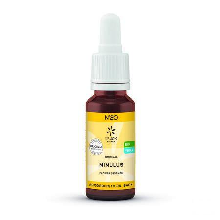 Fleurs De Bach Bio Nr 20 Mimulus 20 ml  -  Eureka Pharma
