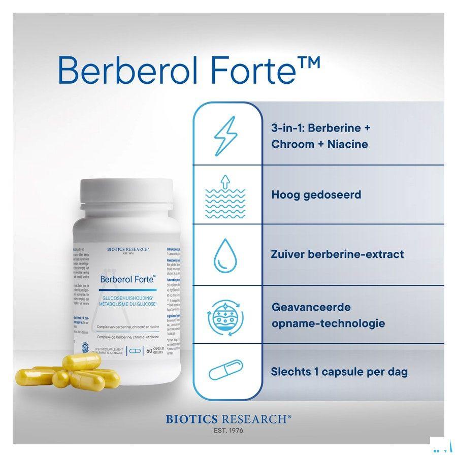Biotics Berberol Forte 60 capsules  -  Energetica Natura