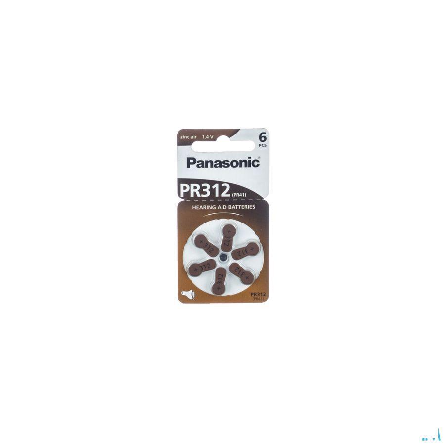 Panasonic Batterij Oorapparaat Pr 312H 6