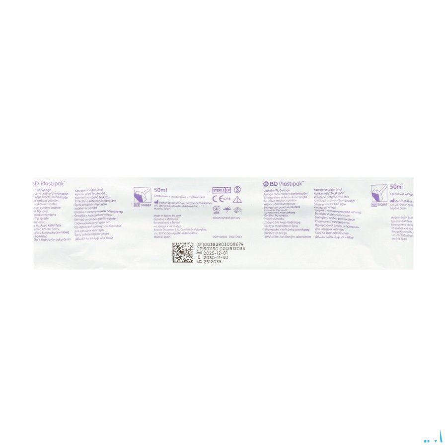 Bd Plastipak Spuit Catheter Tip 50  ml 1 300867