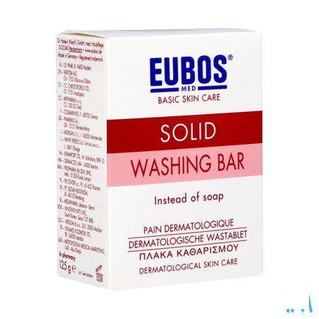 Eubos Compact Zeep Dermato Roze Parf 125 gr  -  I.D. Phar