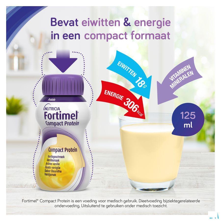 Fortimel Compact Protein Tropic.gemb.pittig4x125 ml  -  Nutricia
