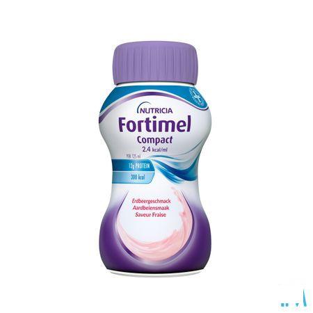Fortimel Compact 2.4Kcal Aardbei 4 x 125 ml