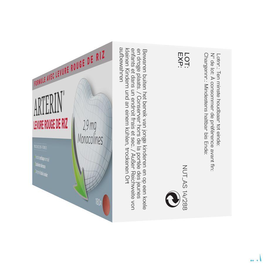 Arterin Levure Rouge Riz Comp 180  -  Perrigo