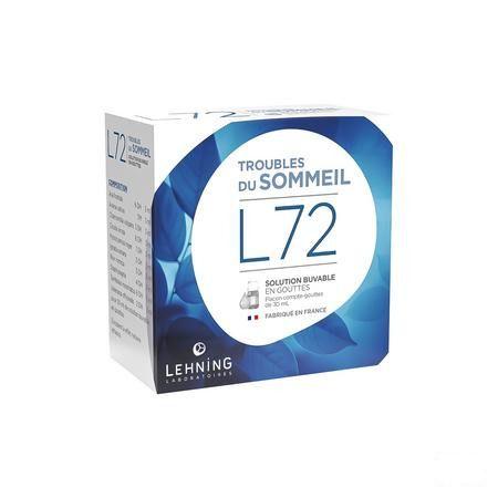 Lehning L 72 Gouttes 30 ml  -  Lab. Lehning