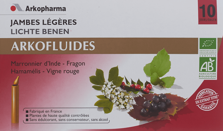 Arkofluide Lichte Benen Bio Unicadose 10  -  Arkopharma