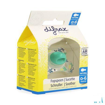 Difrax Fopspeen Natural 0-6 M  -  Difrax