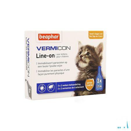 Beaphar Vermicon Line-On Kitten 3X0,75ml