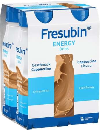 Fresubin Energy Drink Cappuccino Flacon 4x200 ml  -  Fresenius