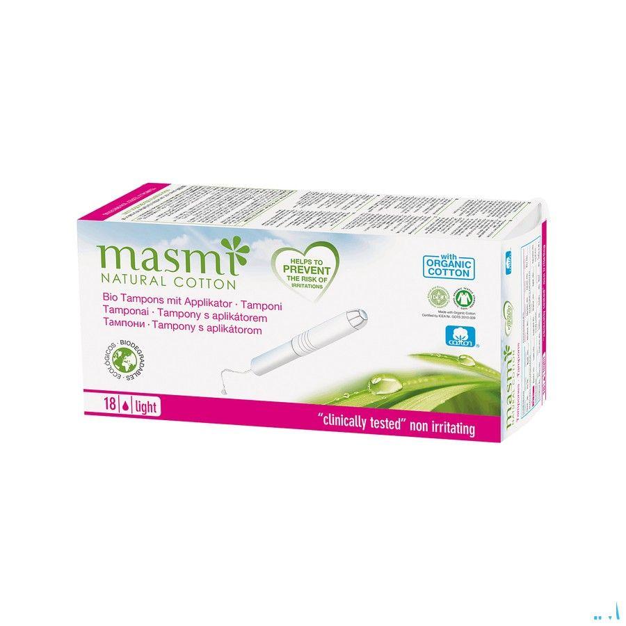 Masmi Tamon Coton Bio Mini Avec Applicateur 18  -  Natur'Inov